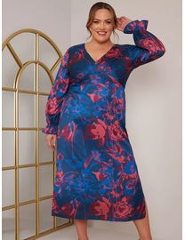 Shop Chi Chi London Plus Size Midi Dresses up to 80 Off DealDoodle